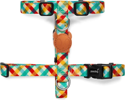 Zee.Dog H-Harnas Phantom Multi-Color - Hondentuig - 40-67x62-107x2.5 cm