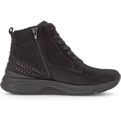 Gabor rollingsoft sensitive 56.885.47 - dames rollende wandelsneaker - Zwart - maat 35.5 (EU) 3 (UK)