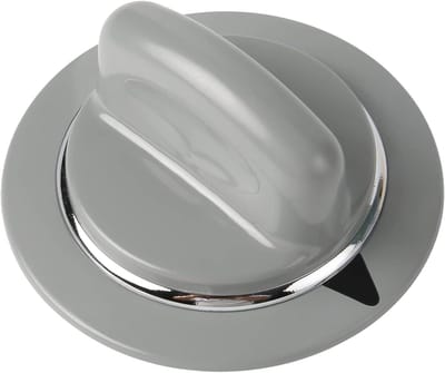 Timer Knop - Bedieningsknop - Droger Reparatie - Versterkte Ring - 1 Stuk - Grijs