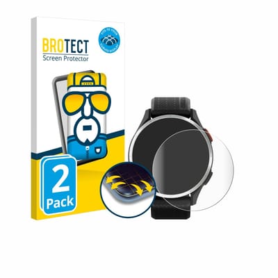 BROTECT - Screenprotector voor Garmin Approach S44 - Folie Beschermfolie transparant volledig dekking - 2 Stuks