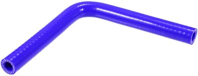 Dailygoods- Siliconen Slang 90 Graden Bocht - Universele Koppeling - Binnendiameter 11mm - Lengte 150mm - Blauw - Duurzaam Materiaal - Koelslang