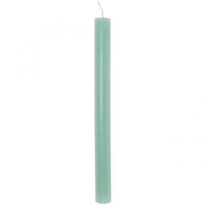 Massief groene taps toelopende kaarsen, 22×240 mm, 12 stuks, 12 Stück