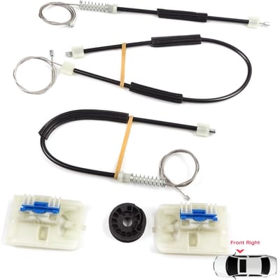 EWR5557 Raammechanisme Reparatieset Voorkant Rechts Deur voor VW Golf MK7 5G 2012-2021 4/5 Deurs 5G4837462