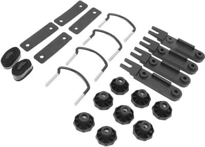 Dailygoods- Dakdrager Lichtgewicht - Universele Dakmontage - Montageset - Roestvrij Staal - Duurzaam - Compleet Gereedschap - Dakkofferbeugel