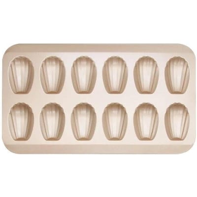 Mini Cake Pan Madeleine Lade/Tin/Mold Madeleine Nonstic Cookie Pannen Bakplaat Mini Cakevorm/Mold Tin Metal Biscuit Pan goud