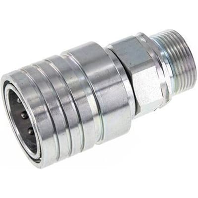 Stalen DN 25 Hydraulische Koppeling Snelkoppeling 25 mm S Knelring ISO 7241-1 A/8434-1 D 34.3mm