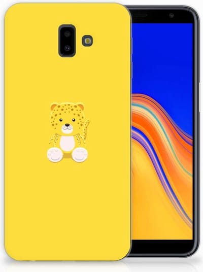 Samsung Galaxy J6 Plus (2018) Telefoonhoesje met Naam Baby Leopard