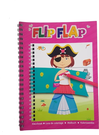 Flip & Flap Kleurboek - Meisje