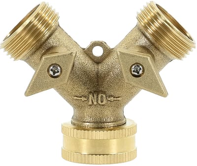 Aqualogis - Messing Driewegklep - 3/4 Inch
