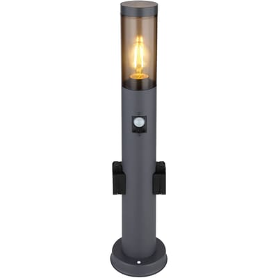 Globo - vloerlamp - Boston - antraciet - metaal - Ø 13cm - E27 - 3158SAKS