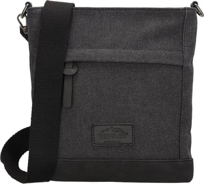 Beagles Originals Mount Fuji Canvas Crossbody Schoudertas - Zwart