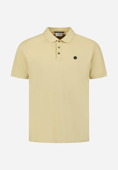 No Excess Polo short sleeve basic yellow