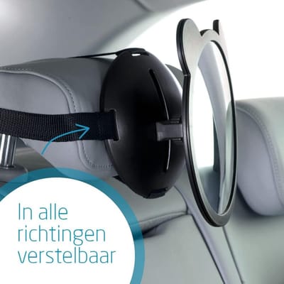 Achterbankspiegel voor baby's - Veiligheidsspiegel voor achterwaarts gerichte kinderen
