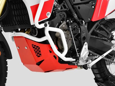 Motor Crash Bars - Valbeveiliging Motor - Motor Beschermen - Gepoedercoat Staal - 27 mm Buisdiameter - Wit
