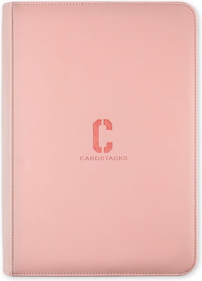 Cardstacks - Zippered Pro Binder 9 Pocket - Roze verzamelmap
