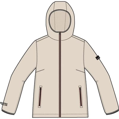 Dames Bendria zomerjas met capuchon, waterdicht