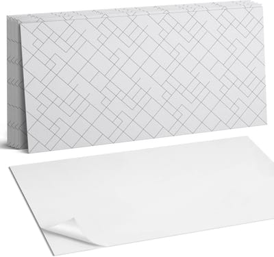 Coloray Plaktegels - Abstract lijnpatroon Wandtegel Zelfklevend - 60 cm x 30 cm - Grijs Plaktegels - 6 stuks - Rechthoek PVC Tegels - Plaktegels Keuken - Zelfklevende Vloertegels Badkamer - Vinyltegels Vloer Zelfklevend - Zelfklevende Wandtegels