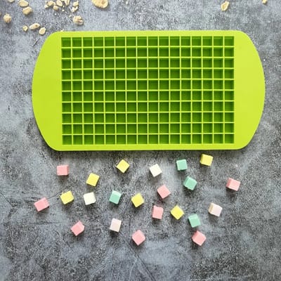 Siliconen bakvorm - 160 vierkante holtes - ijsblokjes