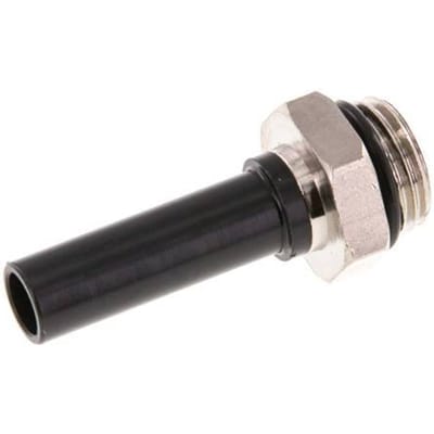 8mm x G1/4'' insteekfitting Messing/PA 66 buitendraad NBR [5 Stuks]