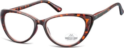 Montana Eyewear MR64A Leesbril vlindermontuur +1.00 - Glanzend Turtle