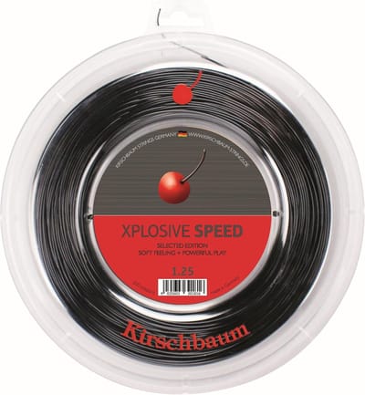Tennis Snaren - Monofilament Roll - Powerplay Ondersteuning - Zeer Elastisch - 200 Meter - Zwart