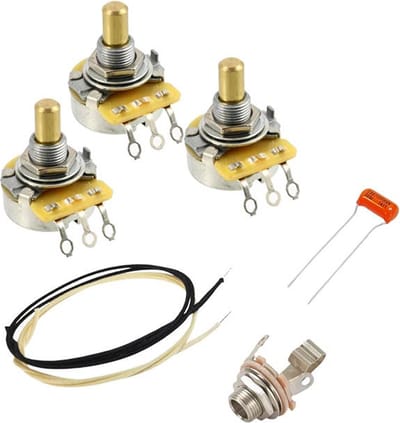 Allparts EP4129000 wiring kit voor Jazz Bass