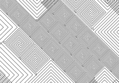 Abstract Pattern Black White Photo Wallcovering