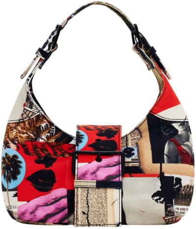 Desigual Schoudertas Collage Lacroix Across Body Bag Tutti Fruti Veelkleurig