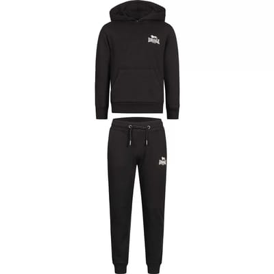 Lonsdale Arnaby Trainingspak Zwart 128 cm Jongen