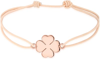 Elli Armbanden Klaverblad 925 zilver roze verguld
