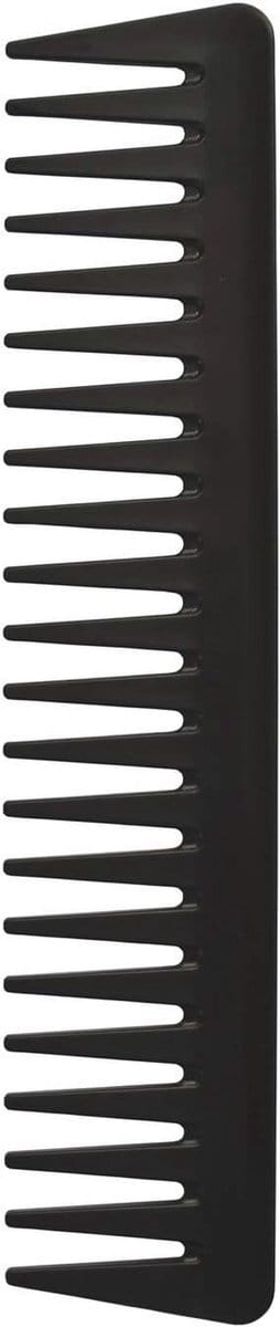 Professionele Carbon Fibre Brede Kam voor Het Ontwarren van Lang en Krullend Haar