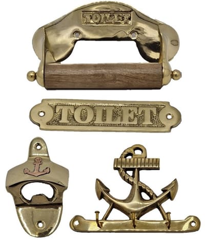 Boutique Trukado - Mancave Nautica Set (messing)