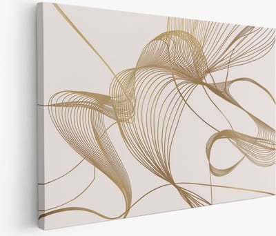 Saammp Muurcirkel Hout - Abstracte Magnoliabloemen - Natuur - Modern - Ø 90 - Wandcirkel - Wanddecoratie Cirkel - Muurdecoratie Woonkamer - Kantoor Decoratie
