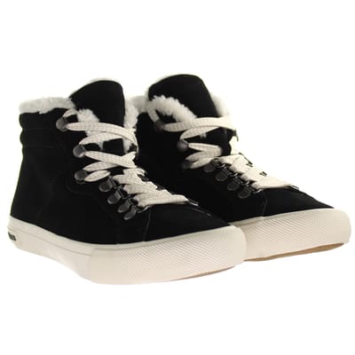 SeaVees Carmel Coast Lace-Up Zwart Suède Leren Damesschoenen
