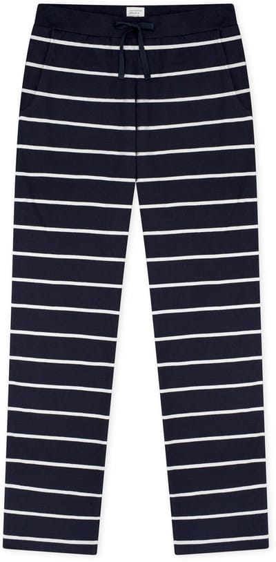 Langere broek met strepen, donkerblauw - Mix+ Relax 34