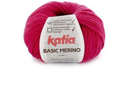 Katia Basic Merino - 40 licht fuchsia - Wol/Acryl Garen