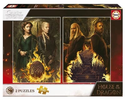 EUDCA - puzzel - 2 x 500 stuks - Huis van de Draak