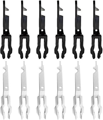 Dailygoods - Set van 12 Gebroken Glazen Sleutels voor Brandalarm Tests