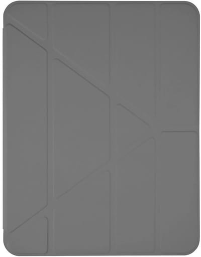 Pomologic BookFold Pencil Hoesje iPad (10th gen/A16) – 5 Verschillende Kijkhoeken – Geïntegreerde Apple Pencil-Houder – Voorhoes met Wake/Sleep Functie - Grijs