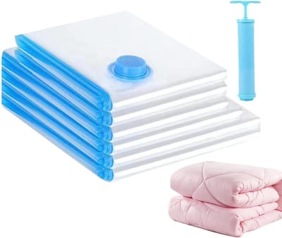 Vacuüm Opslagzakken - Kleding Organizer Zakken - Ruimte Besparen - Efficiënte Compressie - Diverse Maten - Transparant