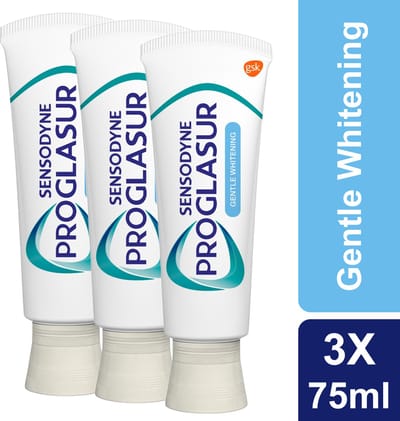 Sensodyne - Tandpasta - Pro Glasur - Gentle Whitening - 75ml x 3