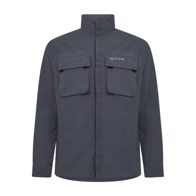 Nicce Heren Statlo Nylon Overhemd (Steenkool)