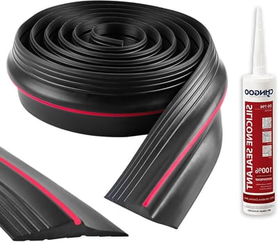 Garage Deurafdichting 3 m x 16 mm met Lijm voor Garages, Schuren en Voorkoming van Water- en Windinbraak