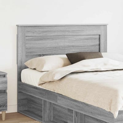 vidaXL Hoofdbord Grijs Sonoma Bewerkt hout
