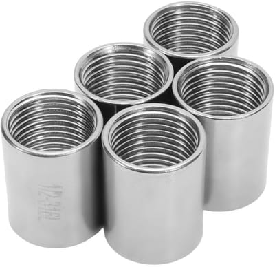 Cosensi- Draadfitting 1/2 Inch - Roestvrij Staal 316 - Set van 5 - Hoge Materiaalsterkte - Eenvoudige Montage - Geschikt voor Diverse Toepassingen - Fittingen
