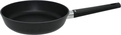 Koekenpan - Smart pan - Crispy braden - Honingraat bodem - 24 cm - Zwart