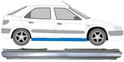 Volledige dorpel voor Citroen Xsara 1997-2005 / Rechts