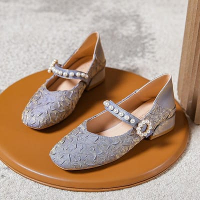 Dikschoen Dames Enkelschoenen Lente Nieuwe Schoenen met Hoge Hak Lente Stijl Avondstijl Zachte Bruidsschoenen 43