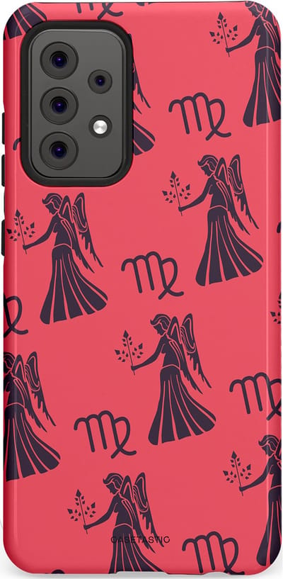 Casetastic Hoesje Geschikt voor Samsung A52 (4G/5G/s) - Stijlvolle Beschermende Duo-layer Case - Zodiak maagd