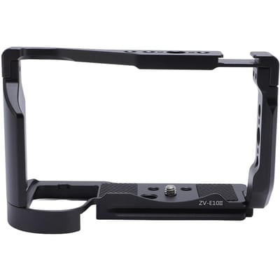 Camera Kooi voor Arca Type QR Plaat 1/4 Inch 3/8 Inch Schroefgaten Aluminiumlegering Videocamera Kooi black